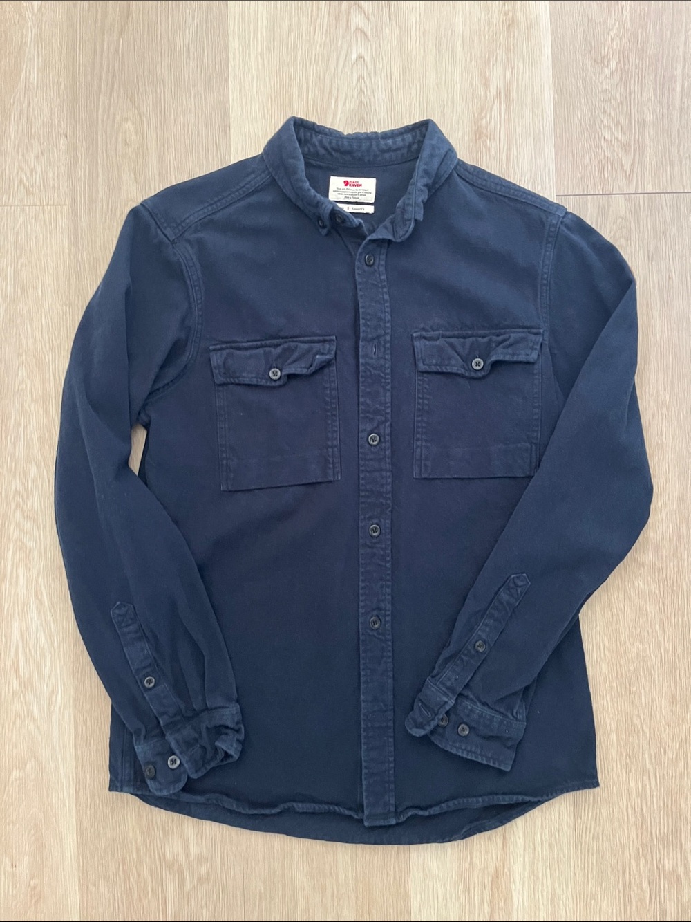 Fjallraven Men's Ovik Twill Button-Down Shirt with Chest Pockets - Men’s Small